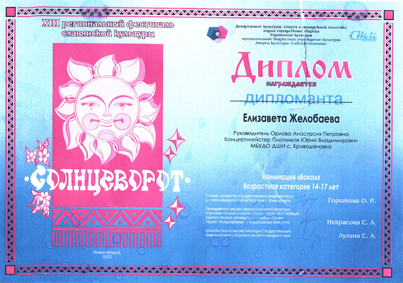 Дипломы
