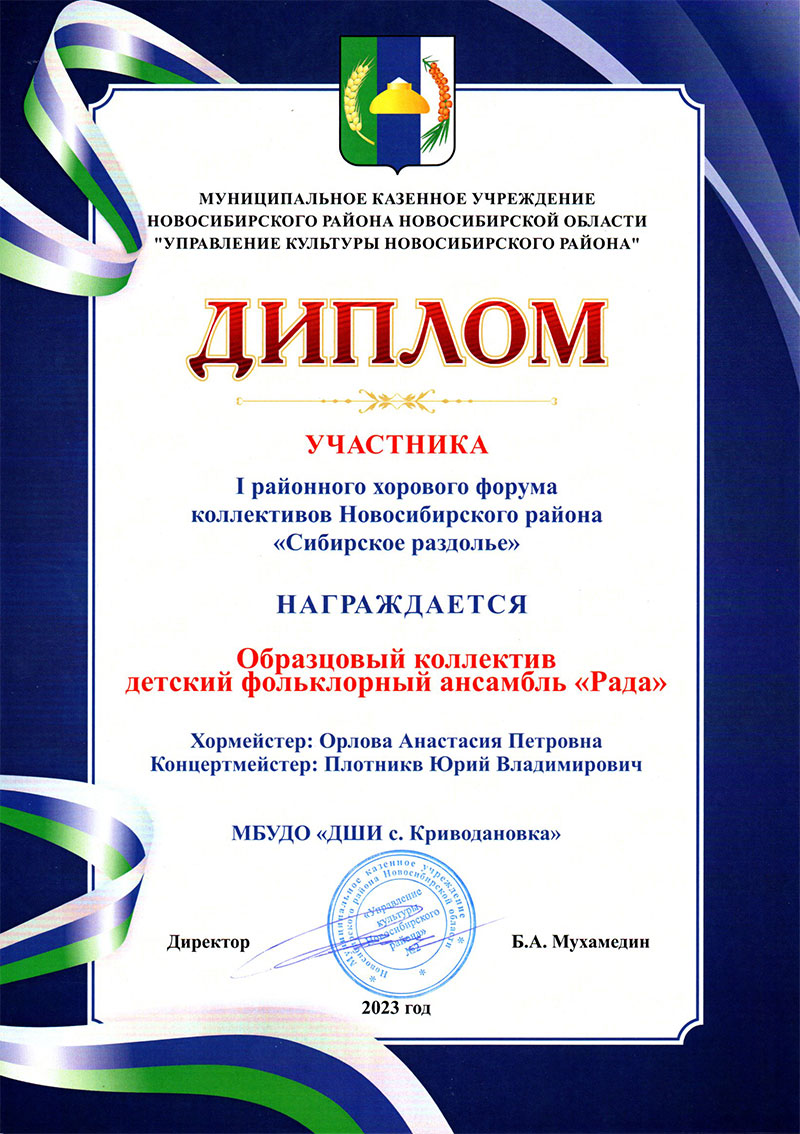 Дипломы