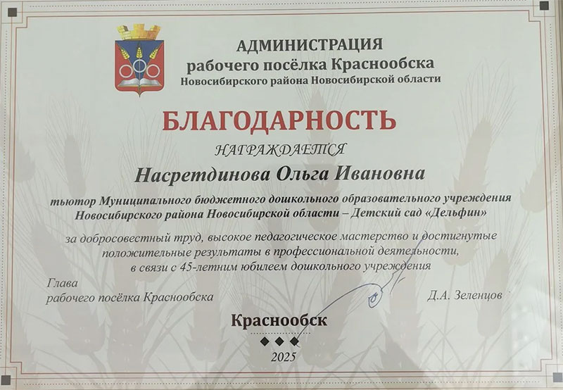 Дипломы